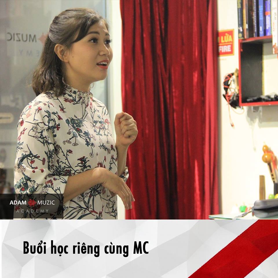 ADAM Muzic học với MC Huỳnh Ngân