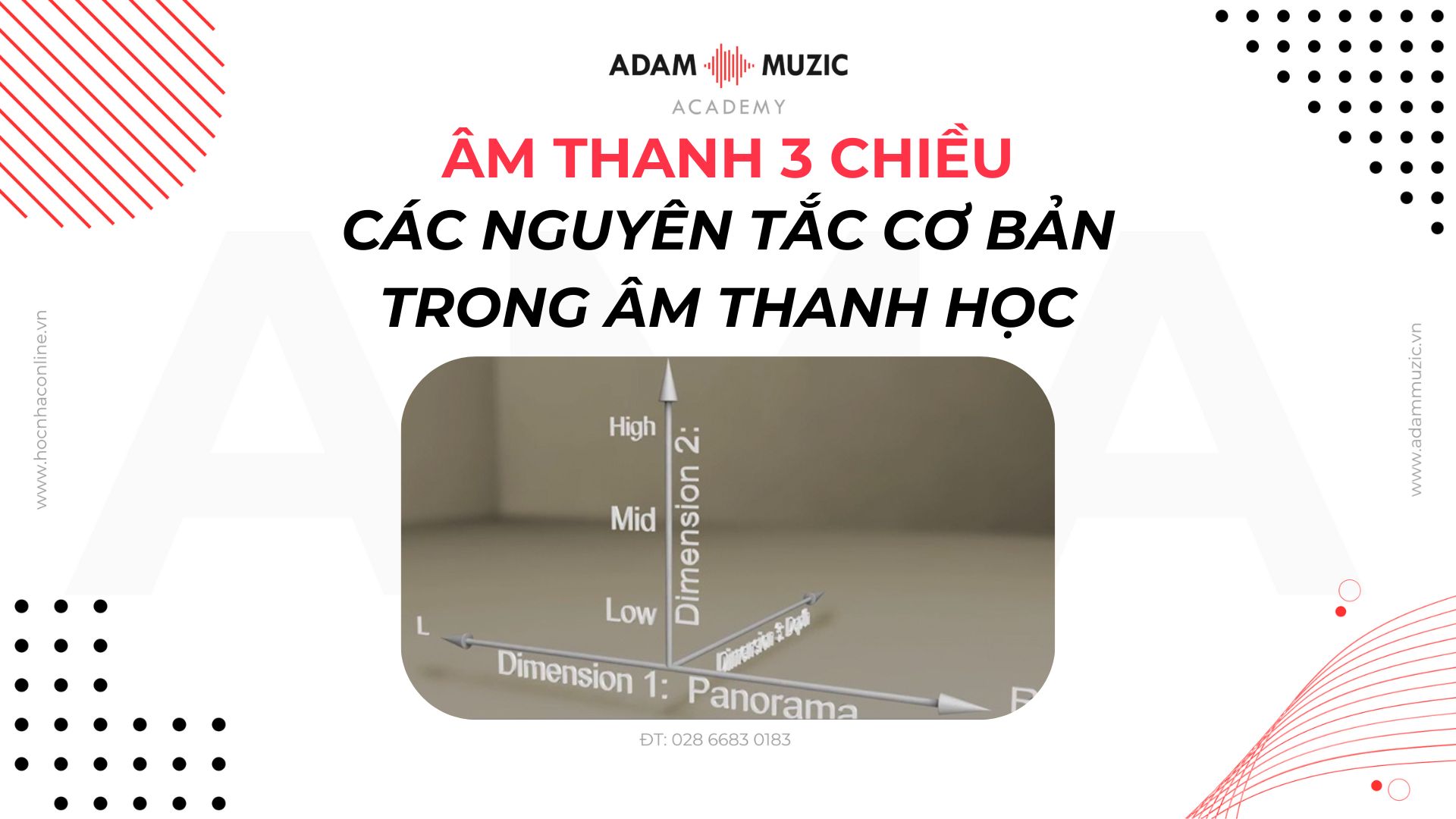 Âm thanh 3 chiều và các nguyên tắc cơ bản trong âm thanh học - Adam Muzic