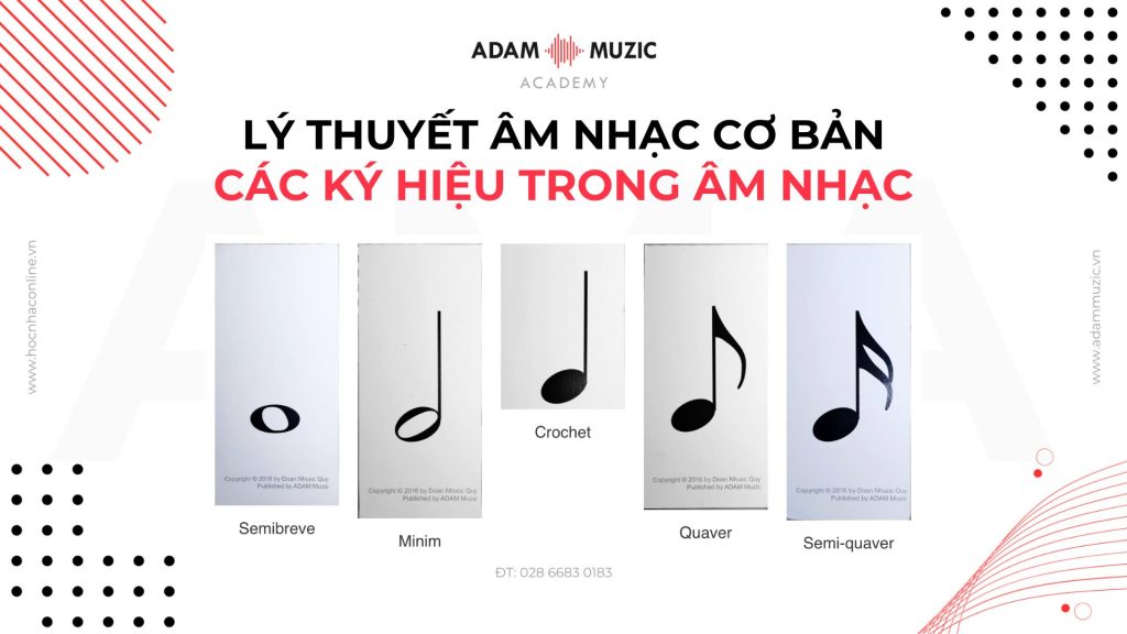 Các ký hiệu trong âm nhạc - Adam Muzic