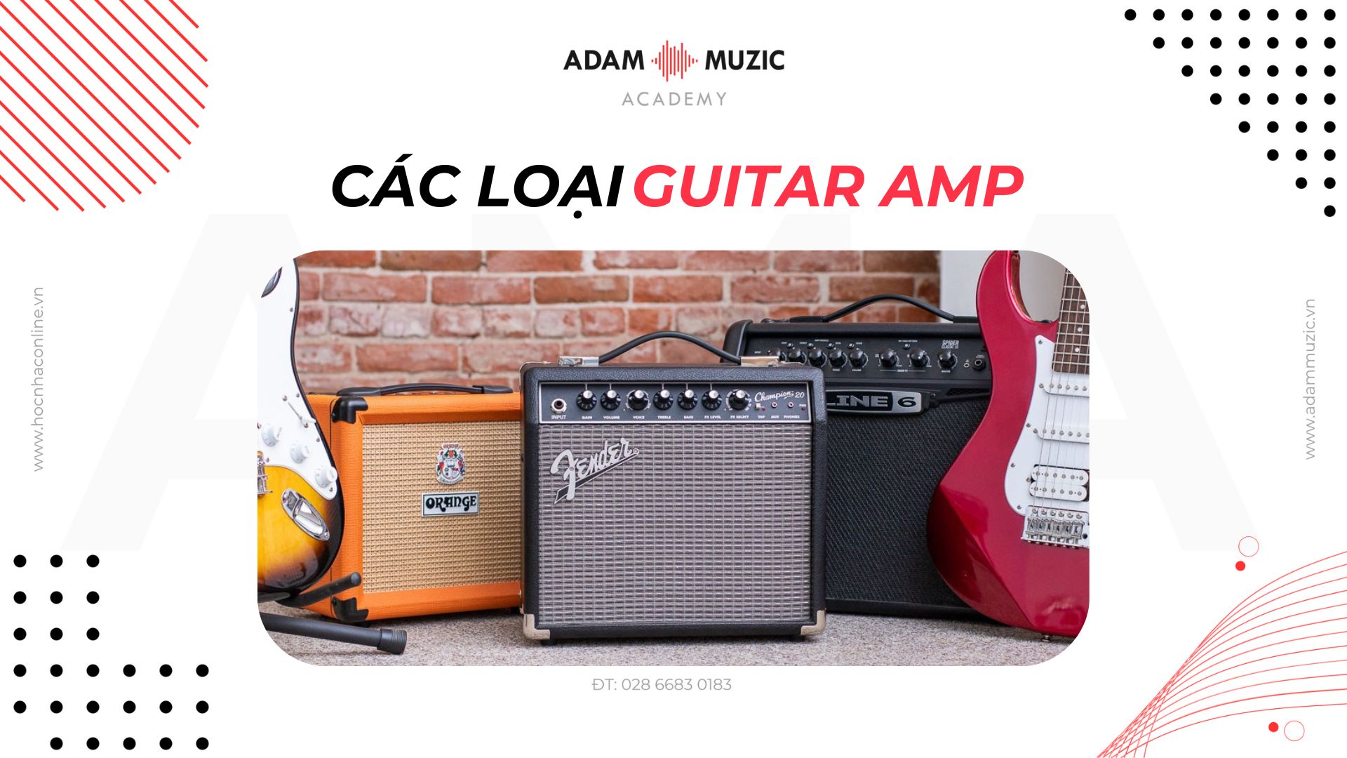 Các loại guitar amp - Adam Muzic