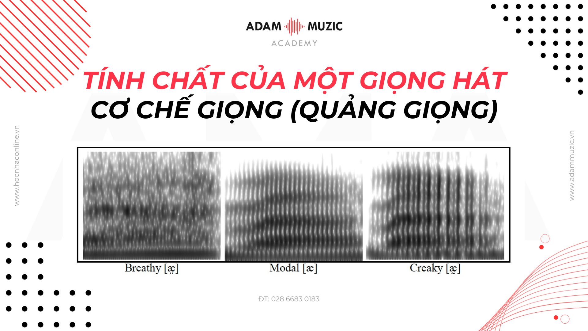 Tính chất của một giọng hát - Quảng giọng - Adam Muzic