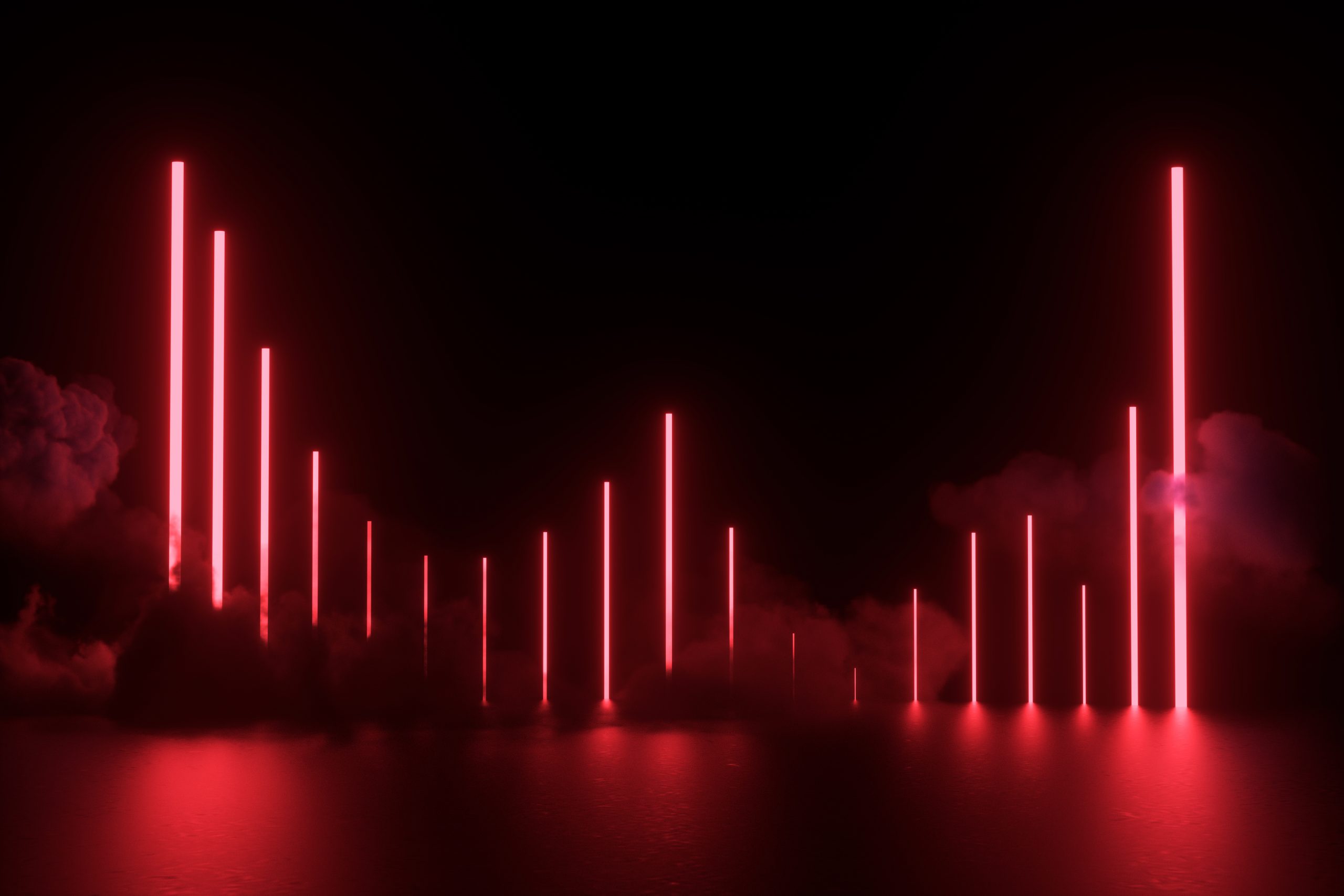 3d-rendering-illustration-futuristic-sci-fi-dark-empty-room-with-neon-glowing