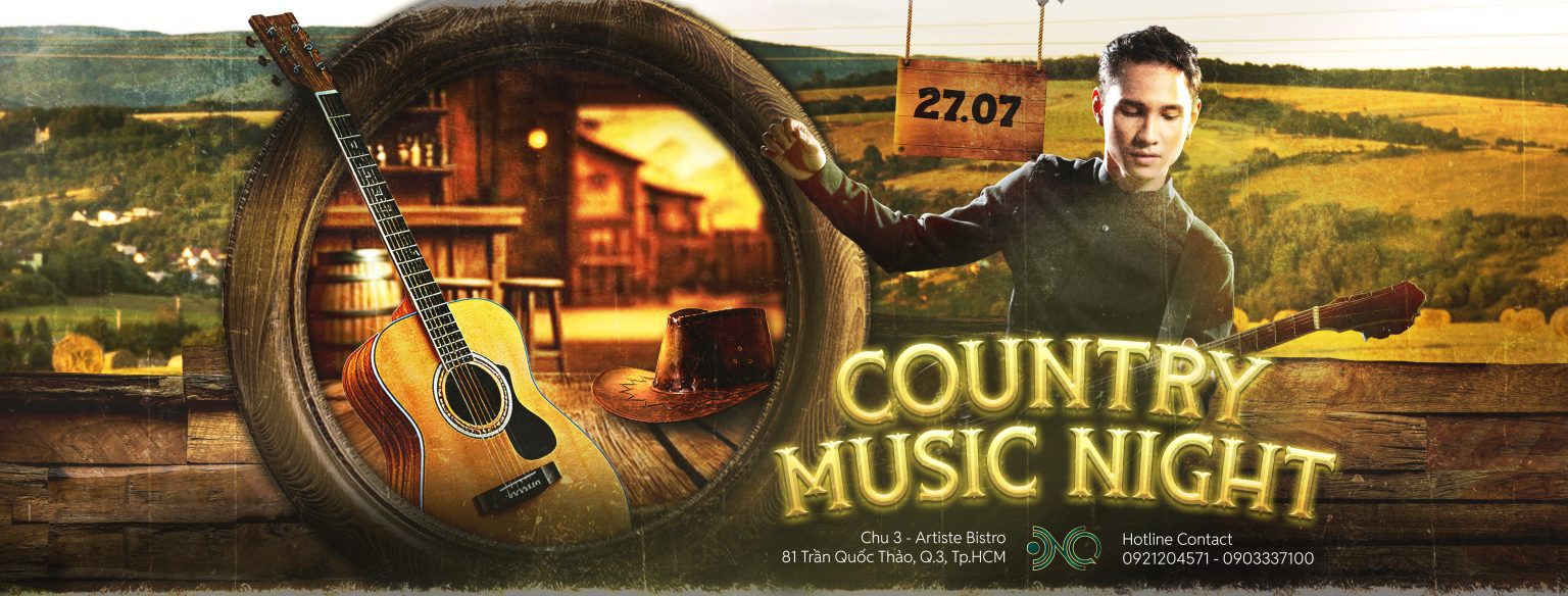 Country Music Night: Songs We Sing Together cùng Võ Trọng Phúc và Đoàn Nhược Quý