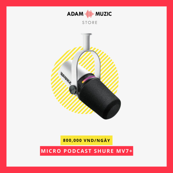 Micro Shure MV7+ - Adam Muzic
