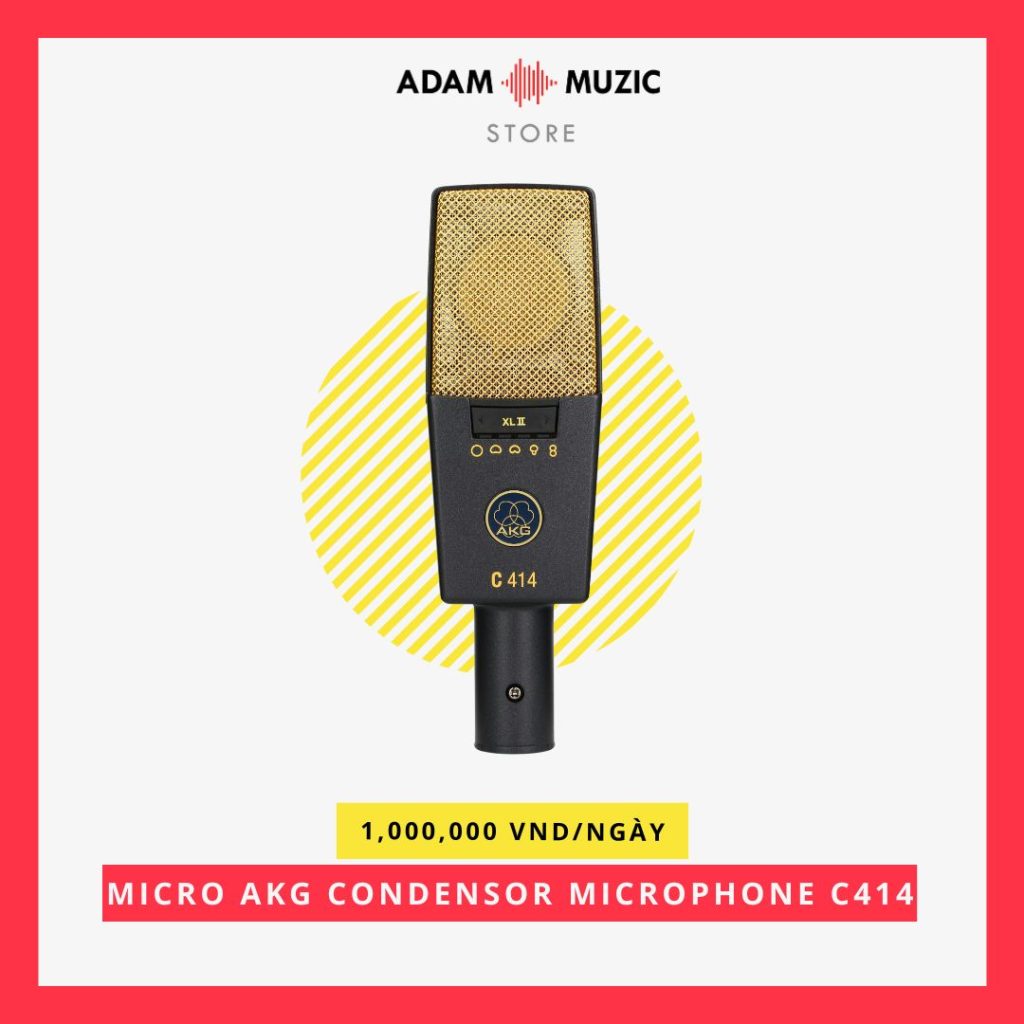 Micro Thu Âm AKG Condensor Microphone C414