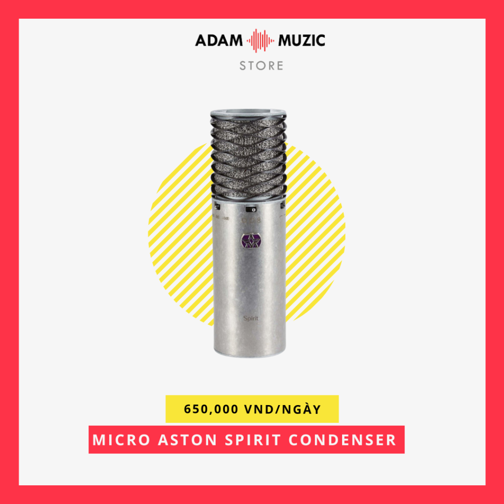 Cho Thuê Micro Aston Spirit Condenser - Adam Muzic