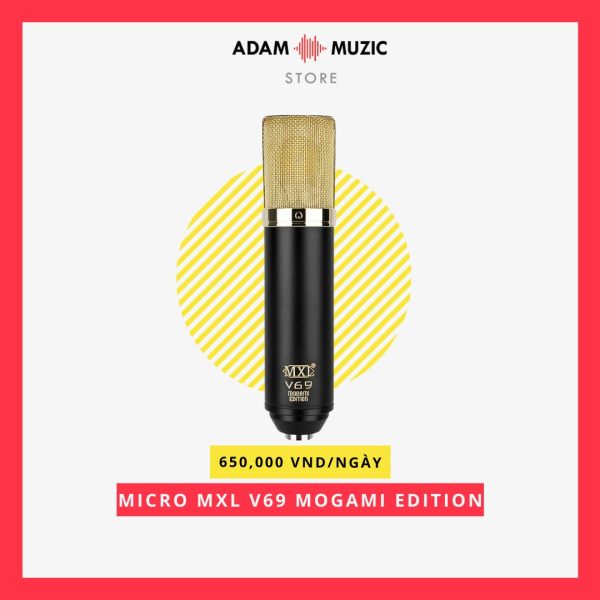 Micro Thu Âm MXL Condenser V69 Mogami Edition