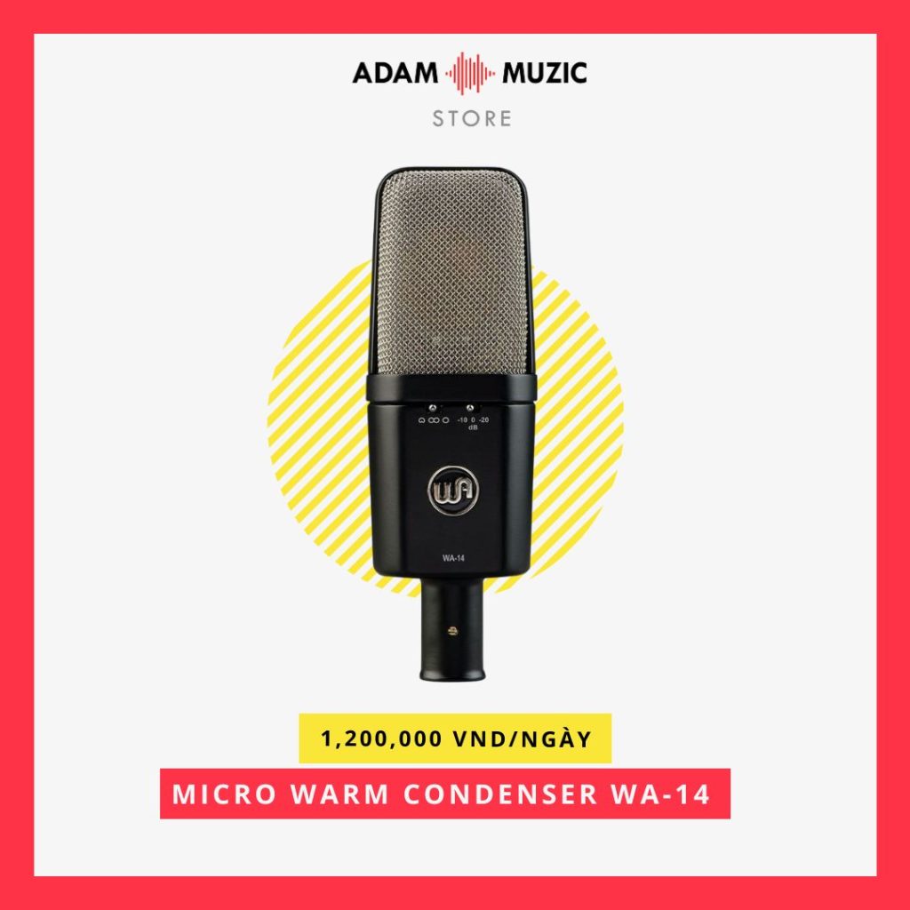 Micro Thu Âm Warm Condenser WA-14