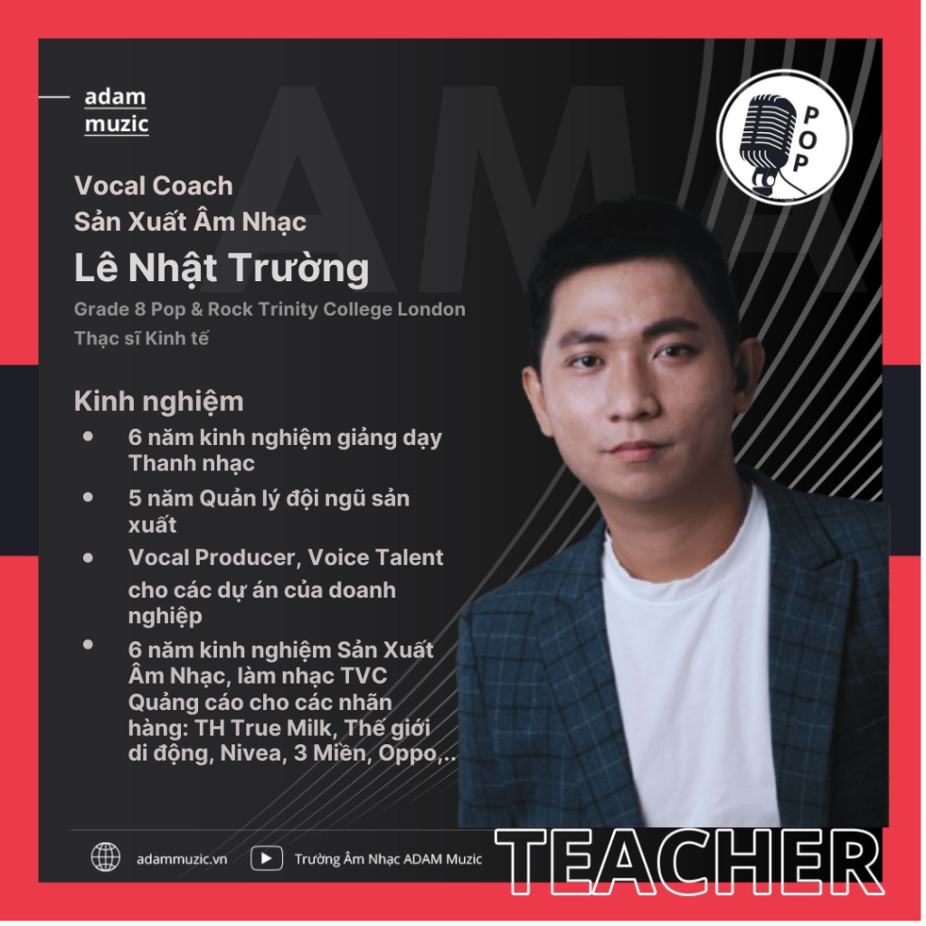 Thầy Lê Nhật Trường - Adam Muzic