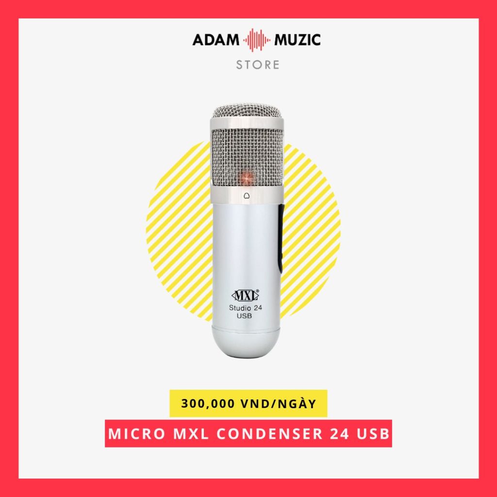Micro MXL Condenser 24 USB - Adam Muzic
