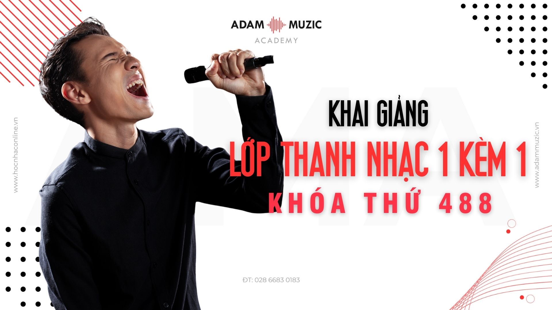 Khai giảng khoá học nhạc 1 kèm 1 - Adam Muzic