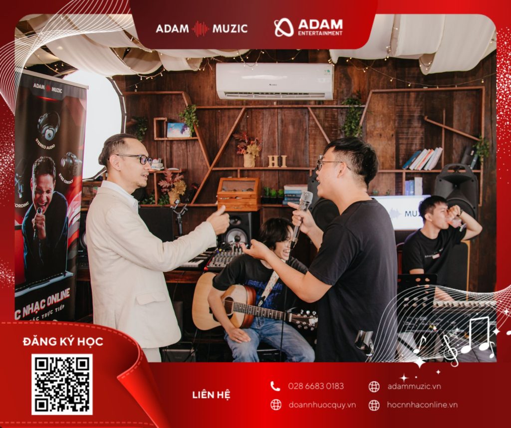 Tập luyện cùng ban nhạc - Adam Muzic