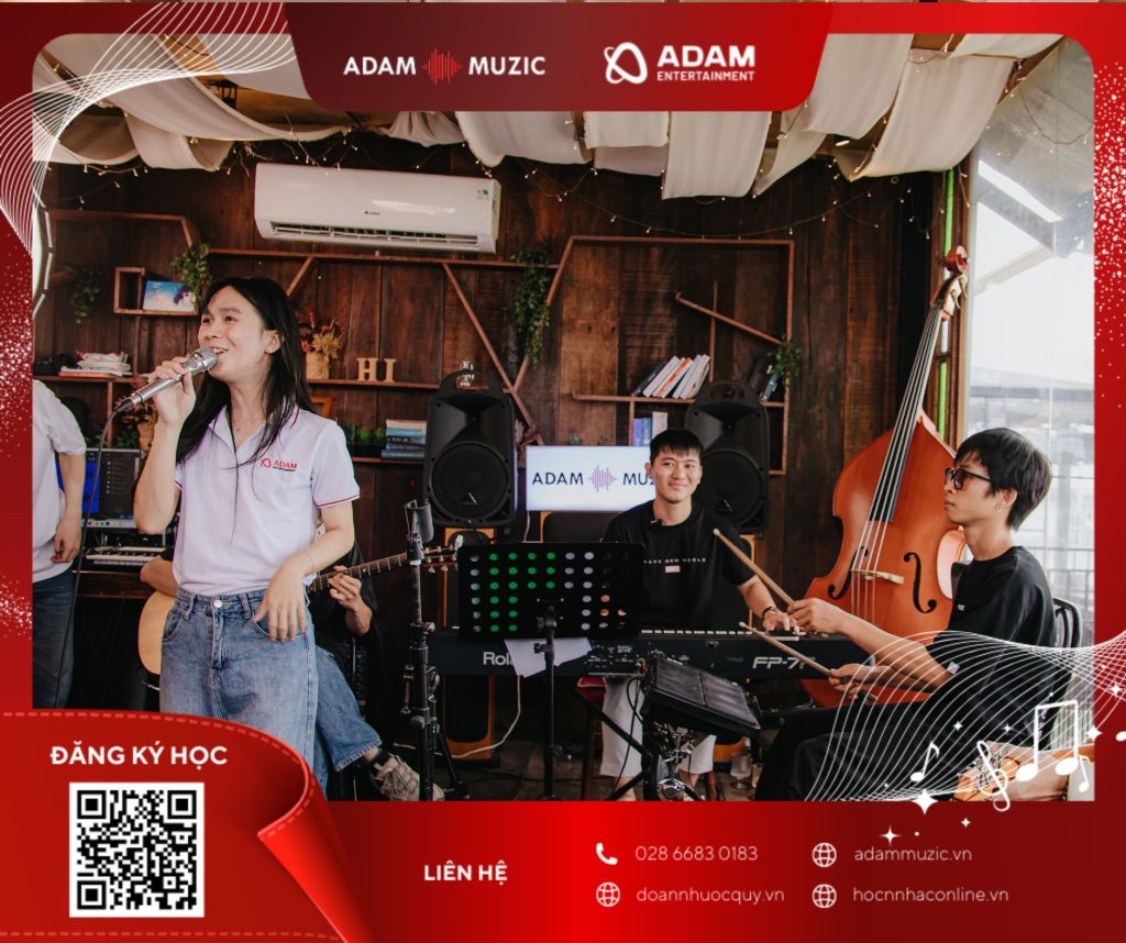 Tập luyện cùng ban nhạc - Adam Muzic