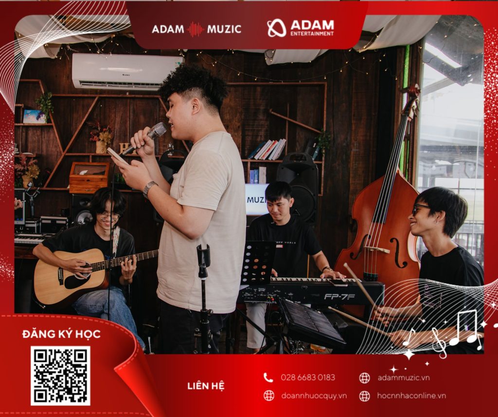 Tập luyện cùng ban nhạc - Adam Muzic