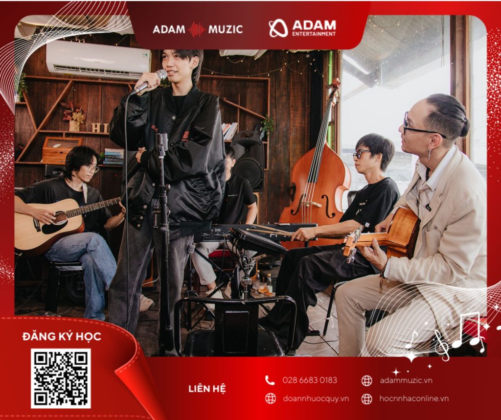 Tập luyện cùng ban nhạc - Adam Muzic