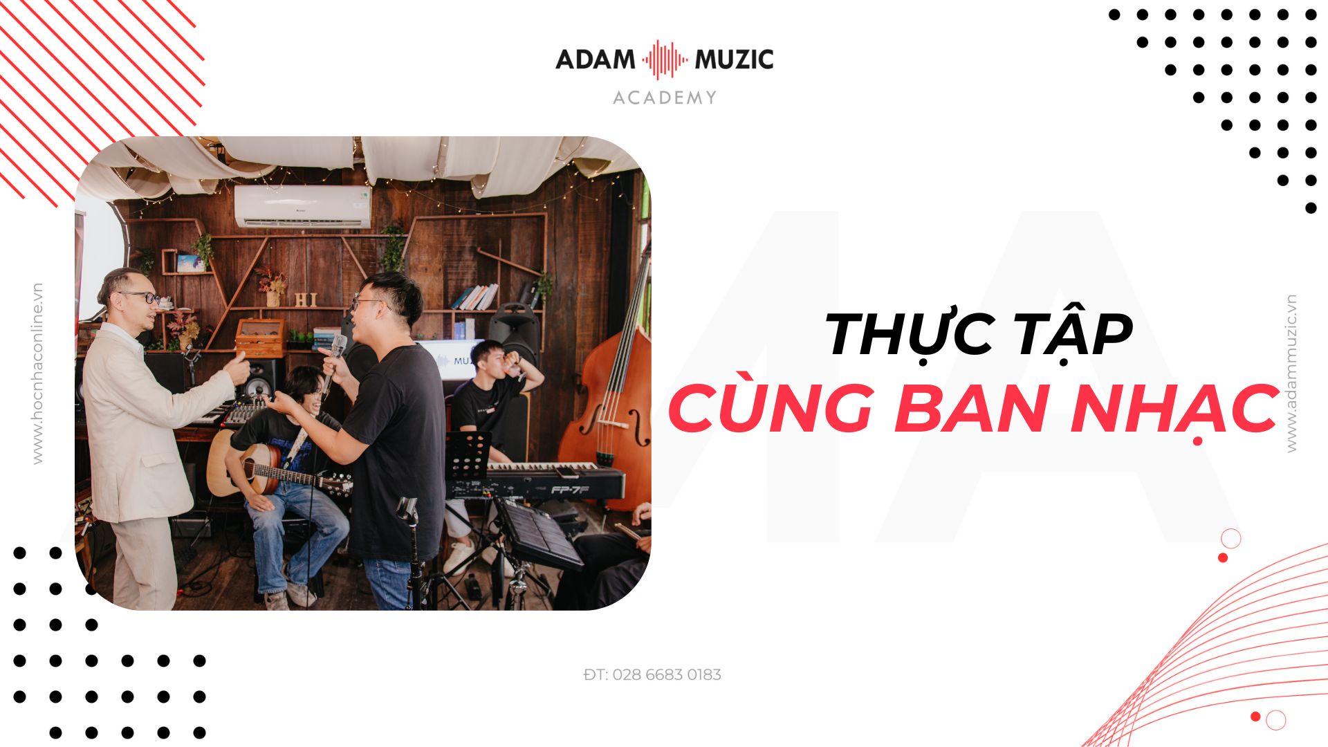 Tập luyện cùng ban nhạc - Adam Muzic