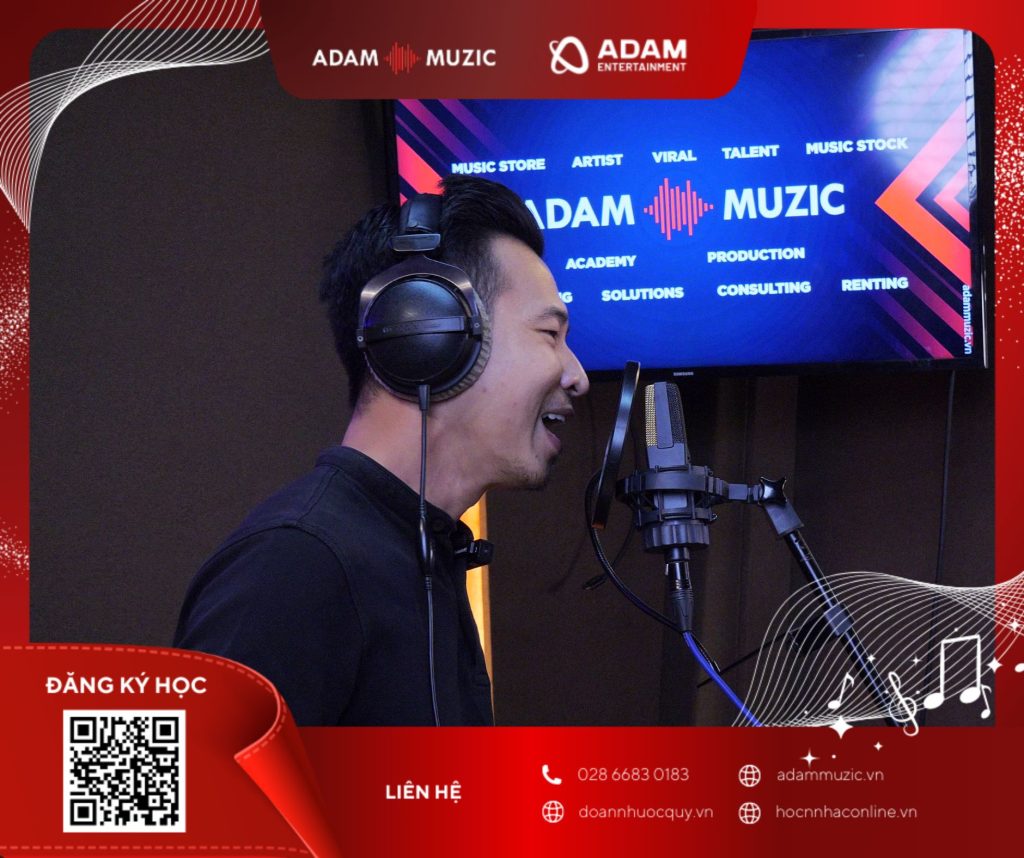 Trải nghiệm thu âm cùng Thầy Đoàn Nhược Quý và học trò - Adam Muzic