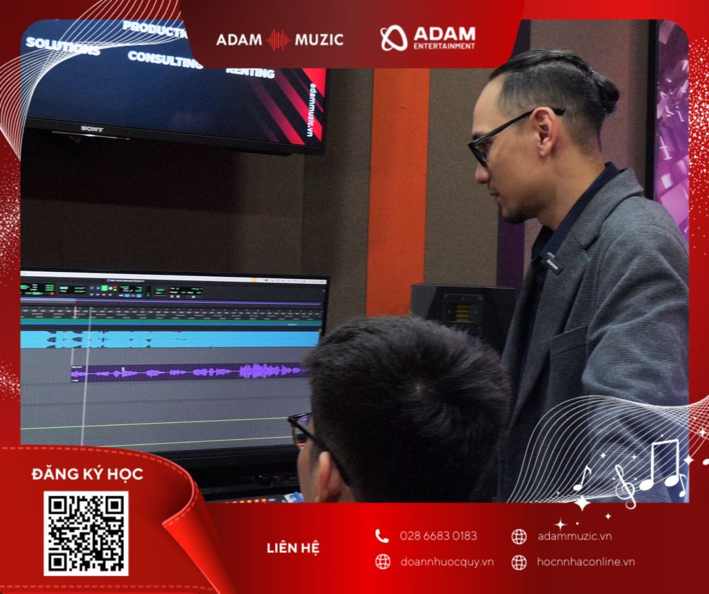 Trải nghiệm thu âm cùng Thầy Đoàn Nhược Quý và học trò - Adam Muzic