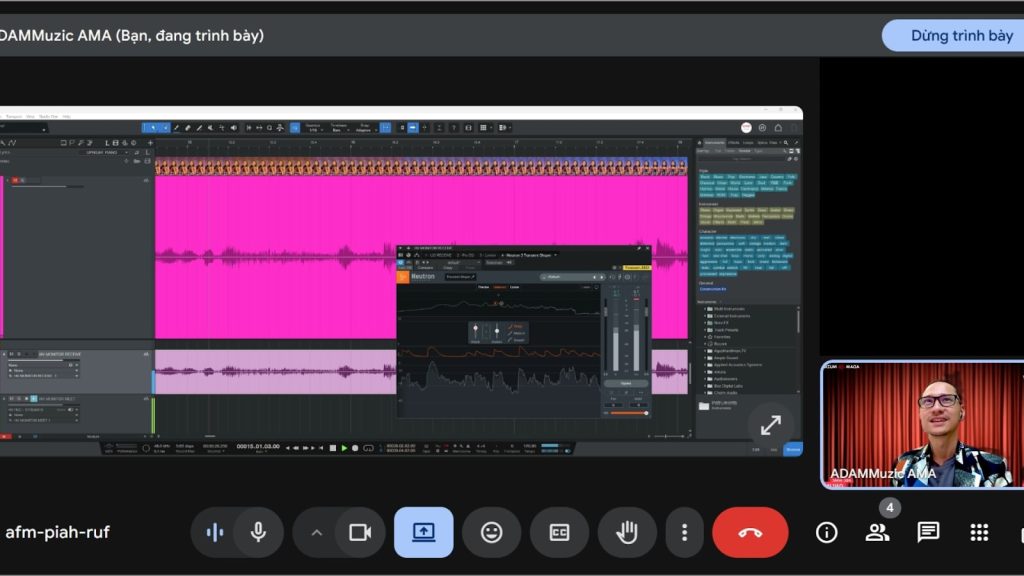 Ứng dụng Neutron 3 vào luyện kỹ thuật hát nảy tại Adam Muzic