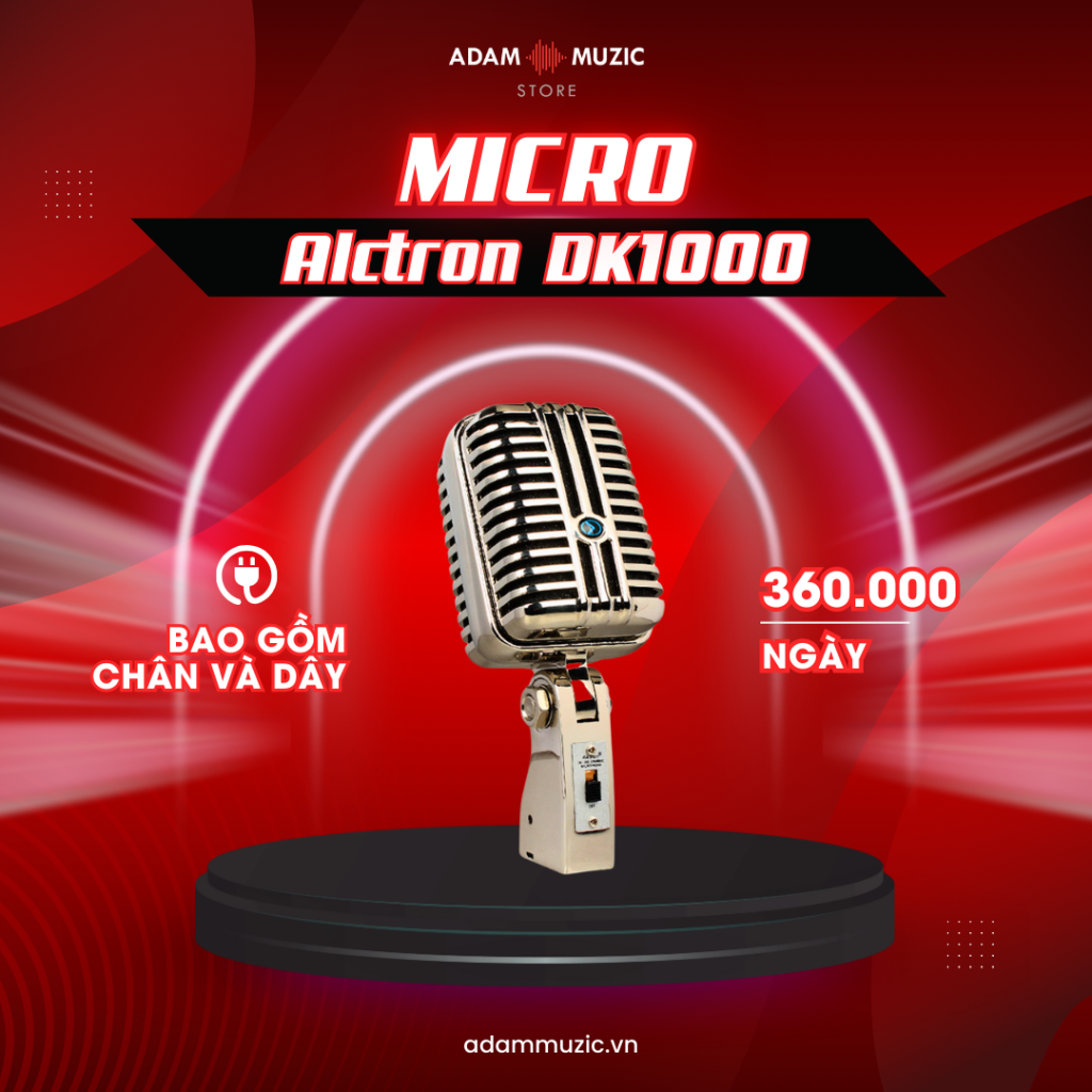 Cho thuê micro cổ điển - Adam Muzic Store