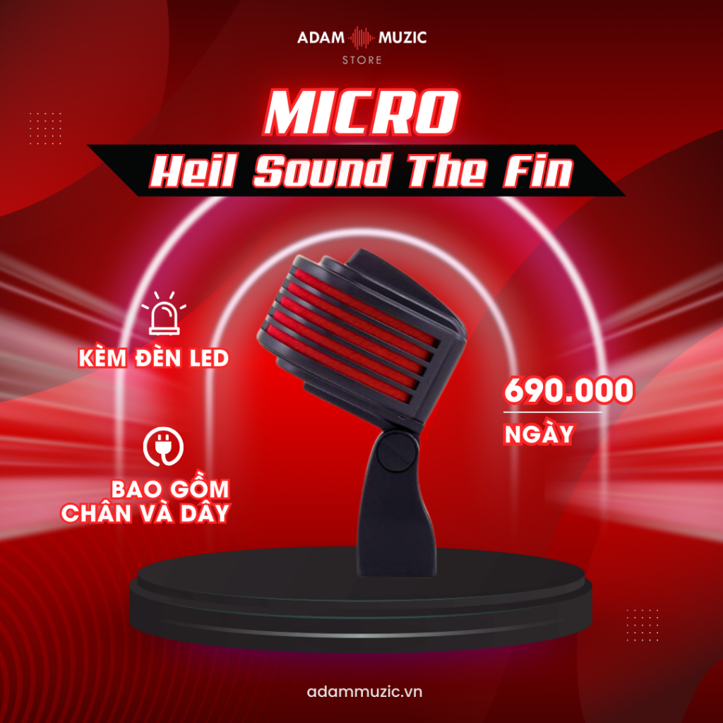 Cho thuê micro cổ điển - Adam Muzic Store