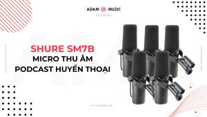 Cho thuê micro Shure SM7B - Adam Muzic Store
