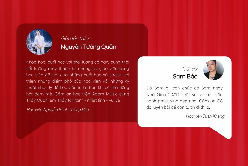 Những lời yêu thương nhân ngày nhà giáo Việt Nam - Adam Muzic