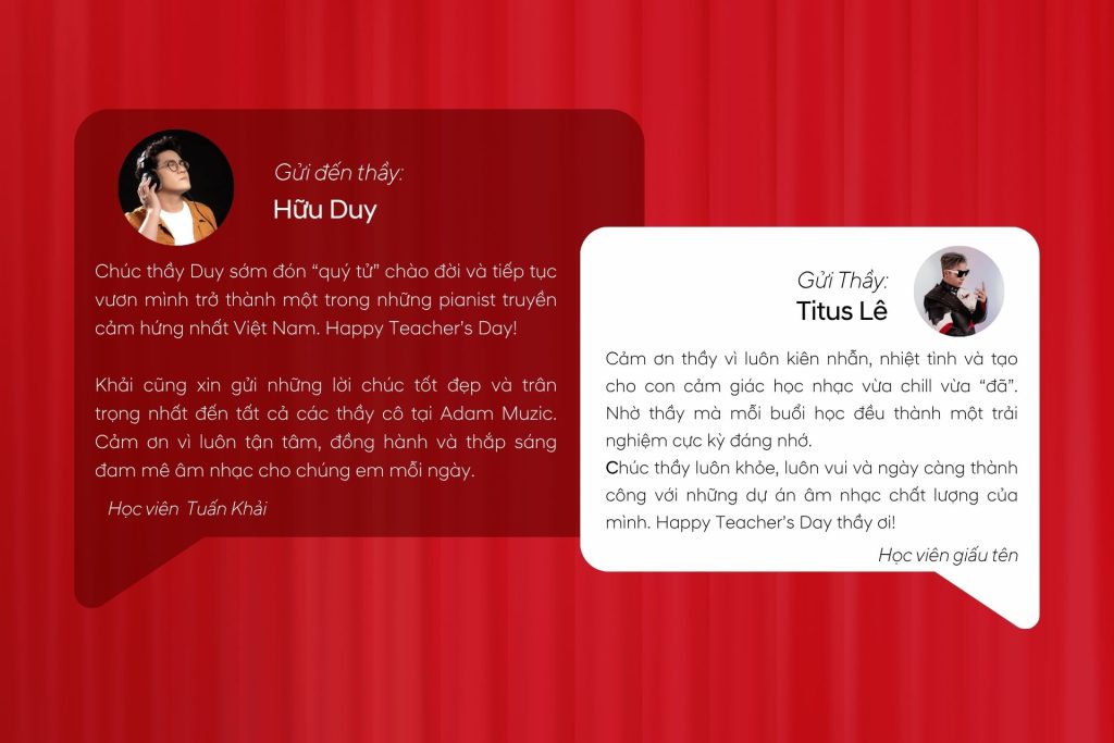 Những lời yêu thương nhân ngày nhà giáo Việt Nam - Adam Muzic