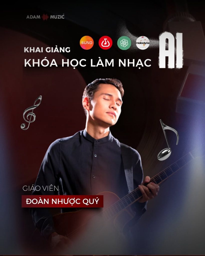 Khoá học làm nhạc bằng AI - Adam Muzic