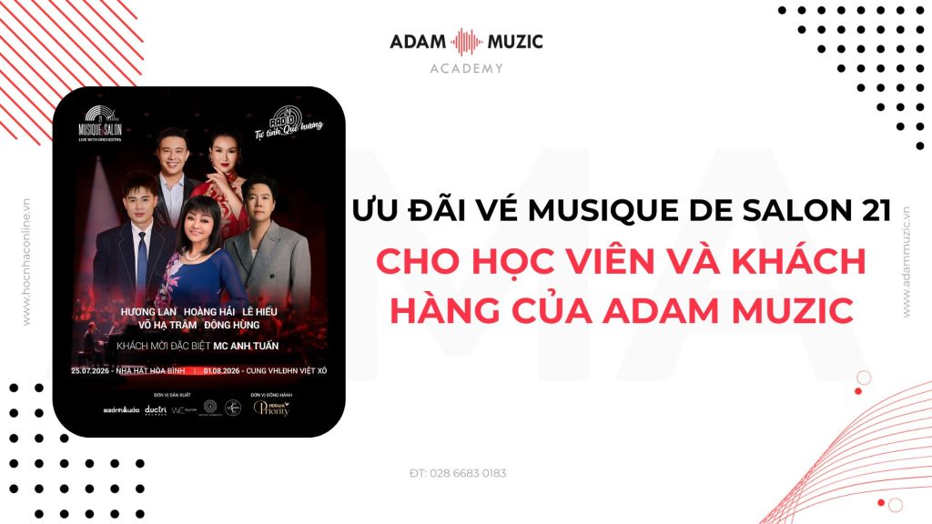 Ưu đãi vé Musique de Salon 21 Radio - Adam Muzic